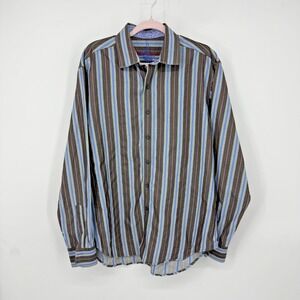 Robert Graham Men's‎ Size L Button Up Shirt Classic Corpcore Normcore Casual